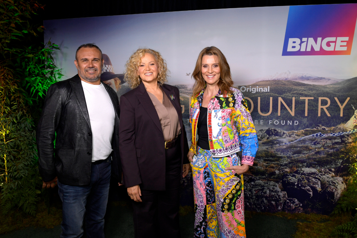 BINGE Aaron Pedersen Leah Purcell Sara Wiseman Photo Martin Philbey 2024 High Country Premiere 8457 1